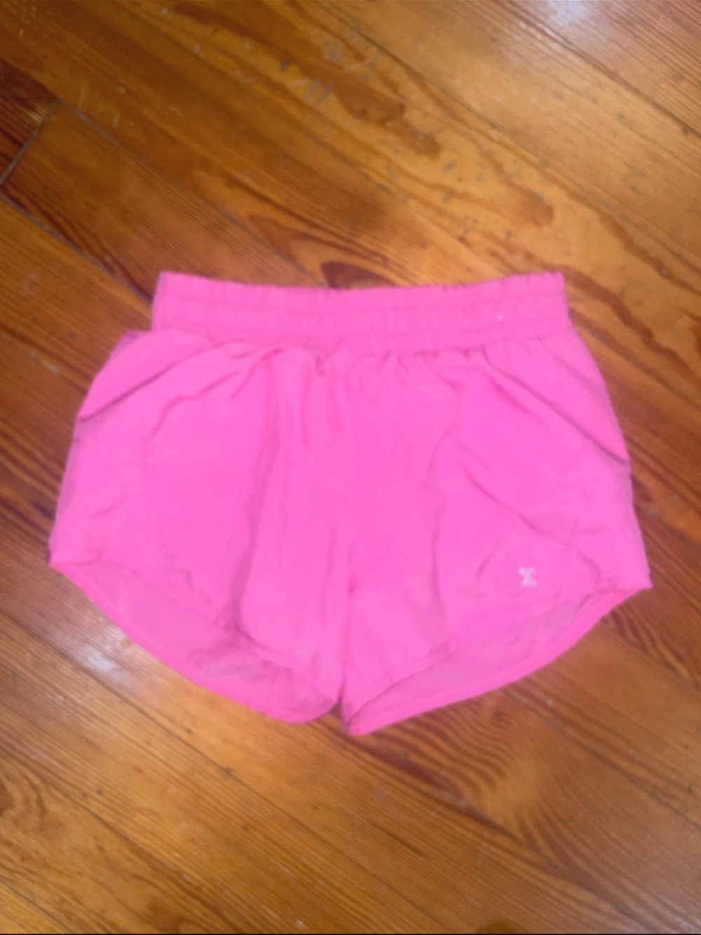 Girls Pink Athletic Shorts